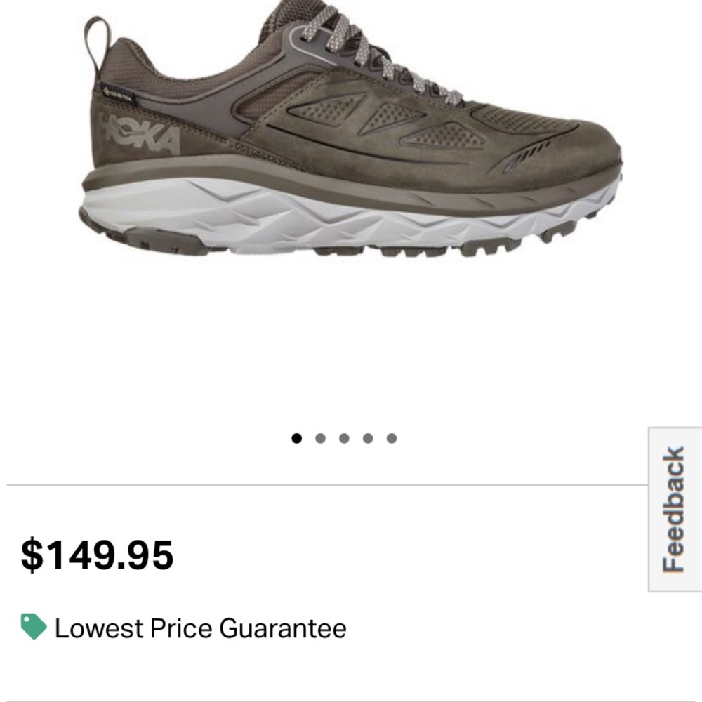 HOKA ONE ONE Challenger Low GTX Hiking Shoe Major Brown/Heather